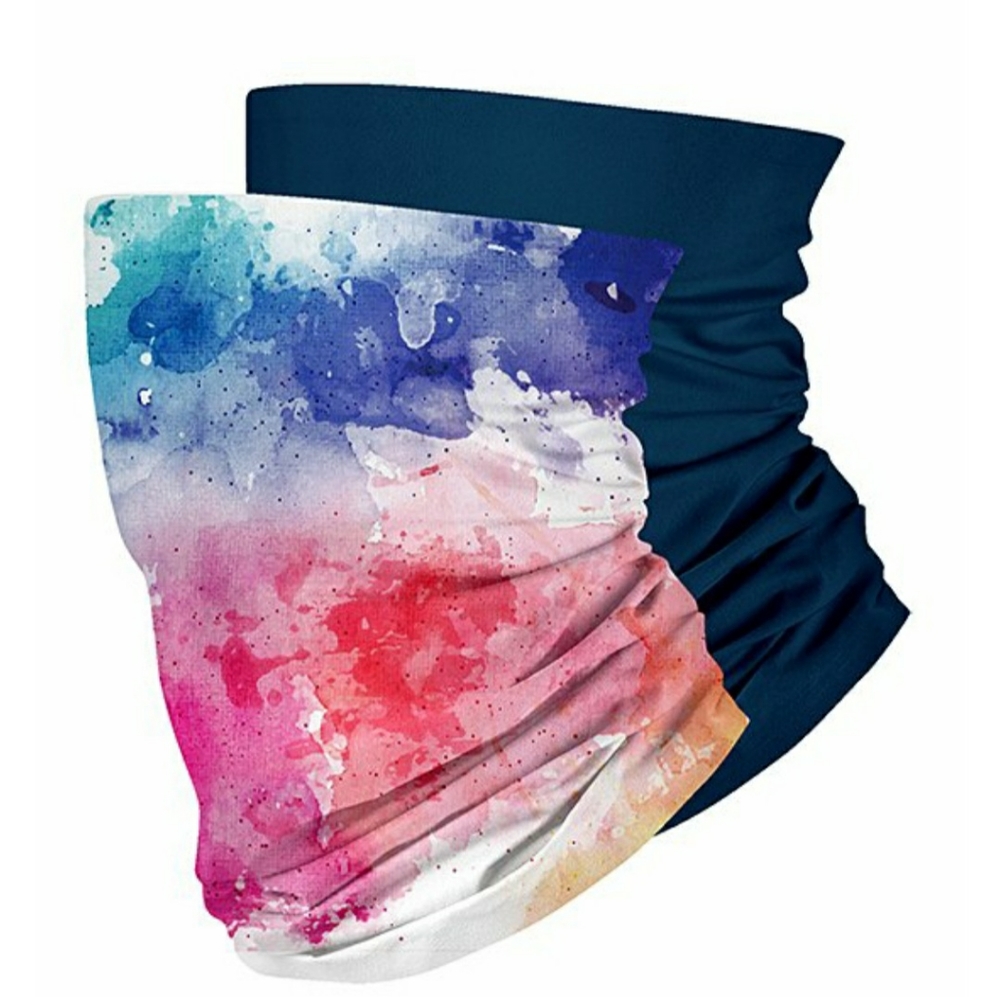 Watercolor Face Scarf